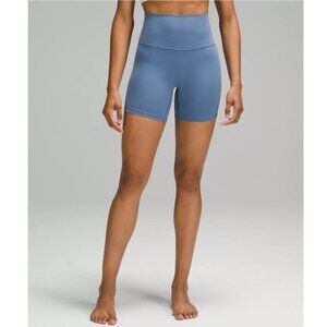 Lululemon Align High-Rise 6” Bike Shorts Women’s Size 4 Oasis Blue